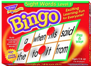 Sight Word Bingo